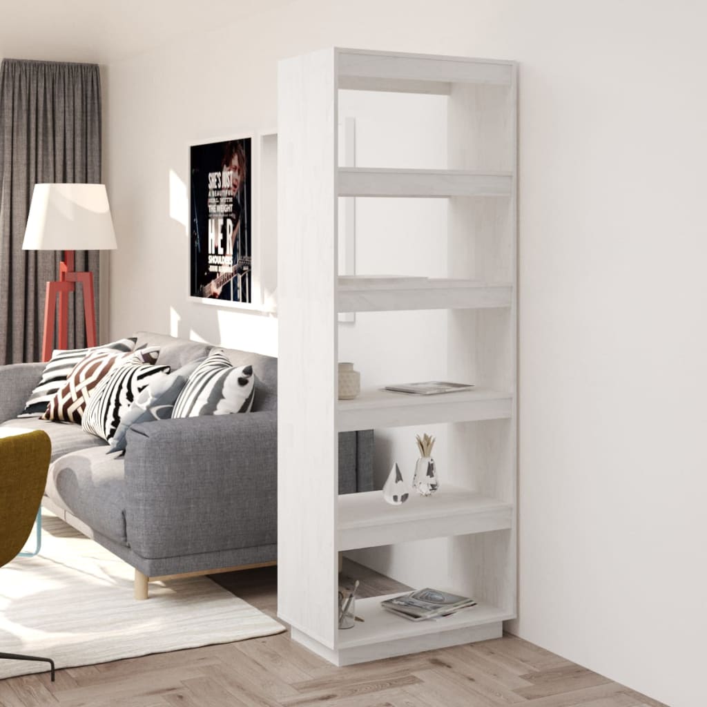 Bokhylla/Rumsavdelare 40X35X Massiv Furu