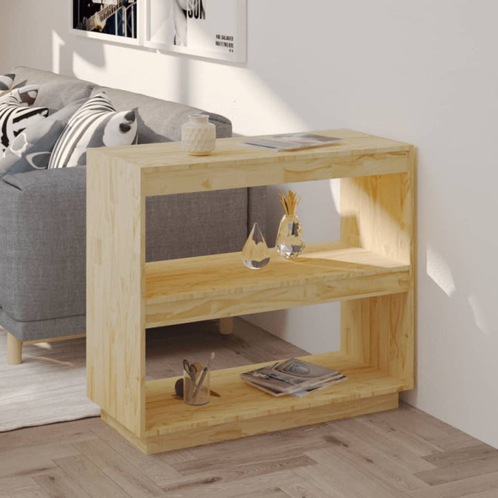 Bokhylla/Rumsavdelare 40X35X Massiv Furu