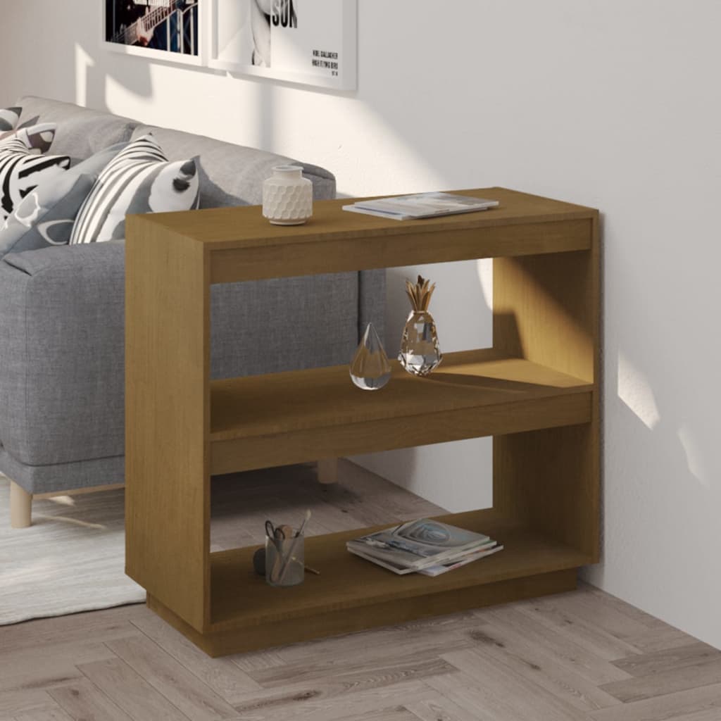 Bokhylla/Rumsavdelare 40X35X Massiv Furu