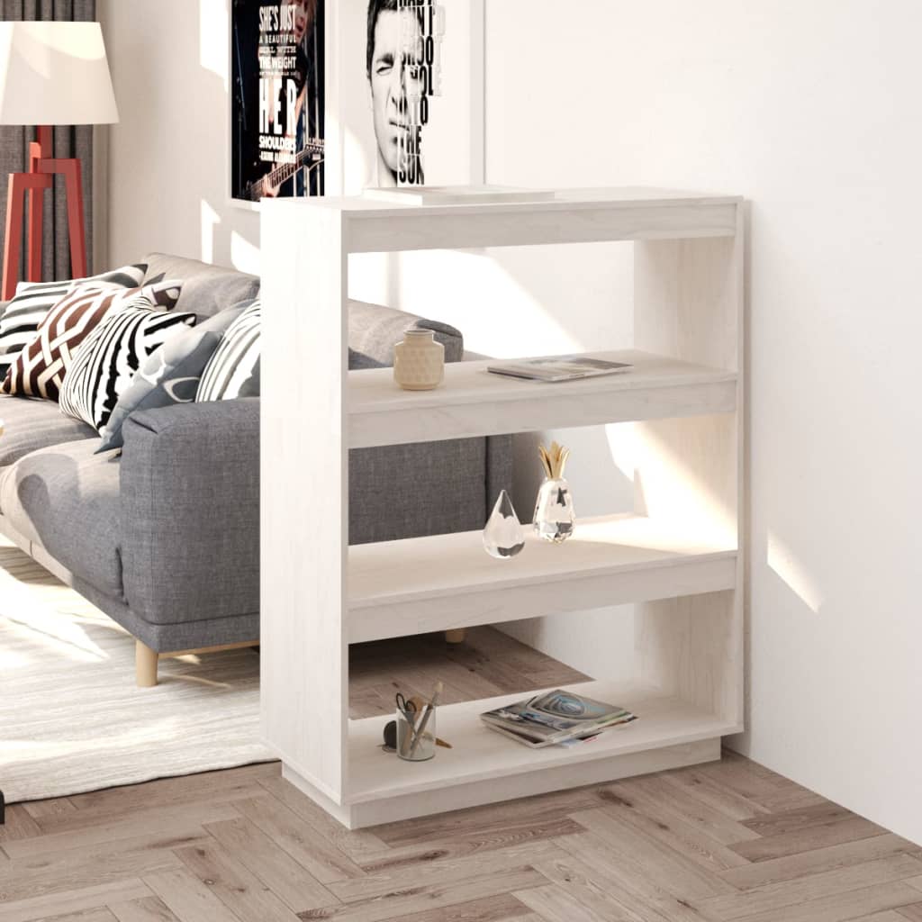 Bokhylla/Rumsavdelare 40X35X Massiv Furu