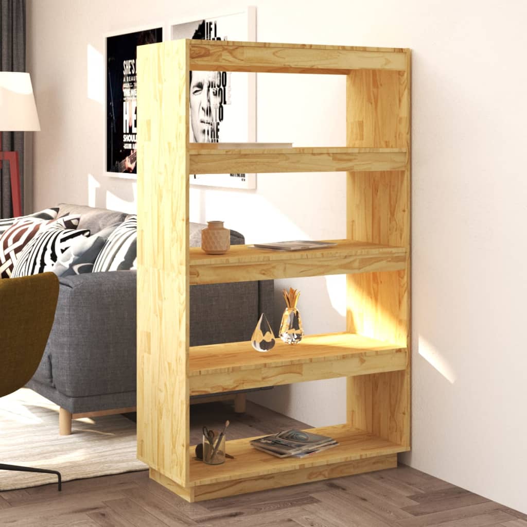 Bokhylla/Rumsavdelare 40X35X Massiv Furu