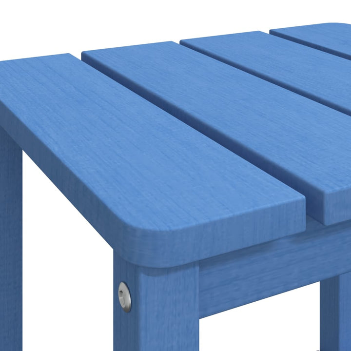 Adirondack Bord Aquablå 38X38X46 Cm Hdpe