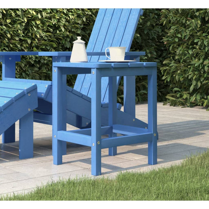 Adirondack Bord Aquablå 38X38X46 Cm Hdpe