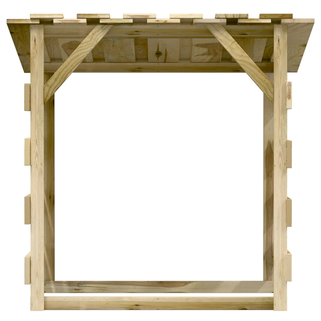 Pergola Med Tak Impregnerad Furu