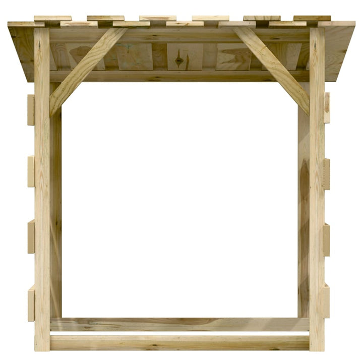 Pergola Med Tak Impregnerad Furu