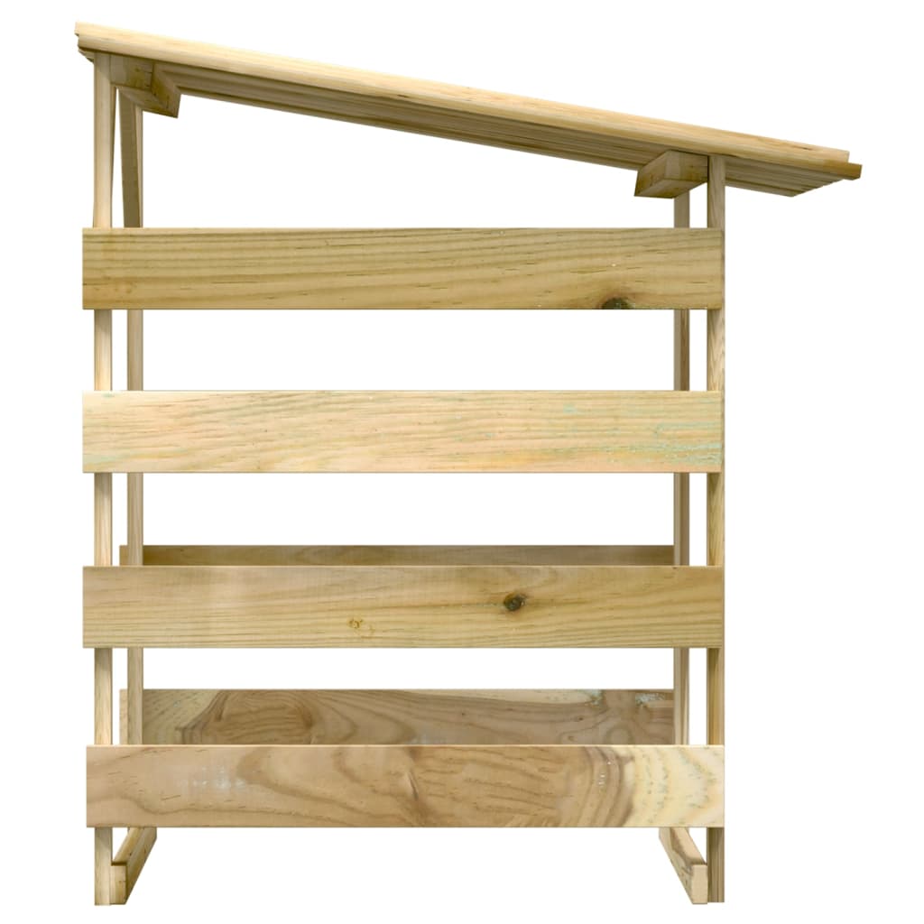 Pergola Med Tak Impregnerad Furu