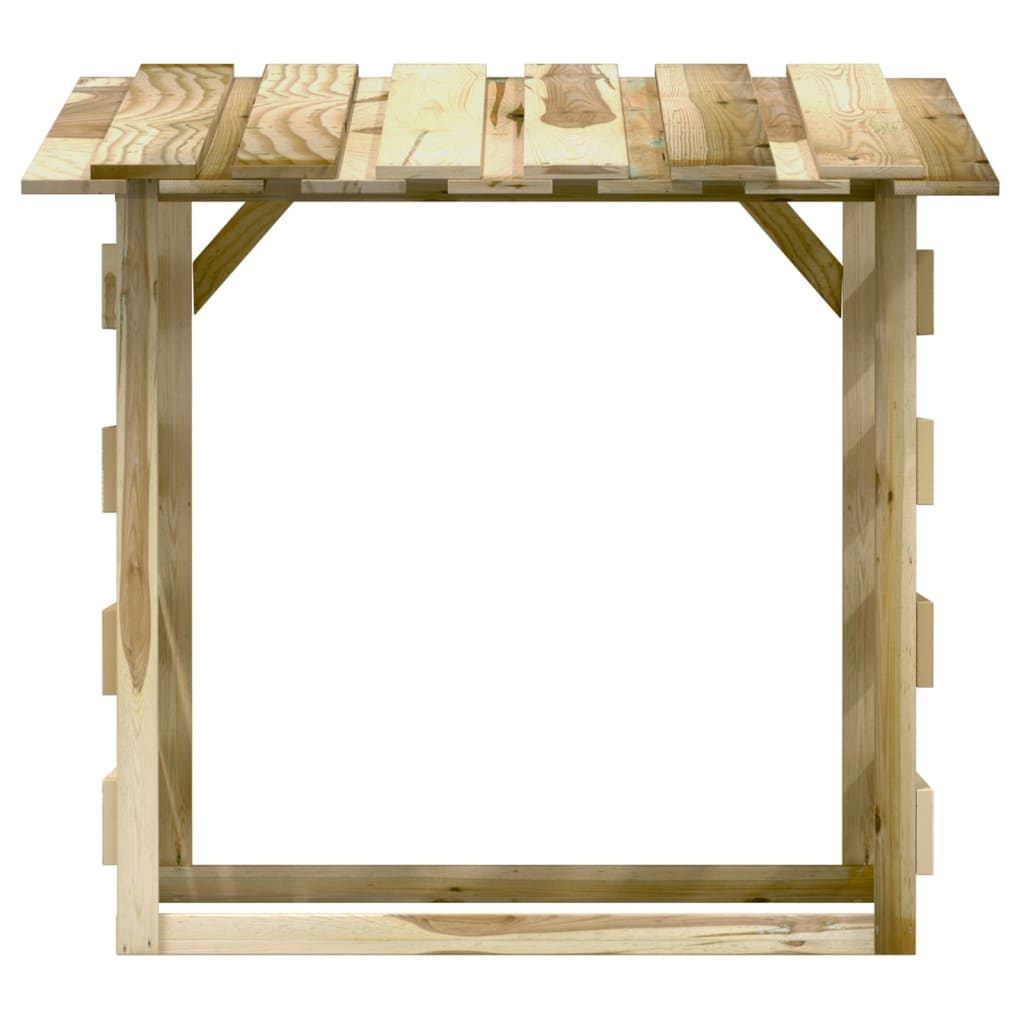 Pergola Med Tak Impregnerad Furu