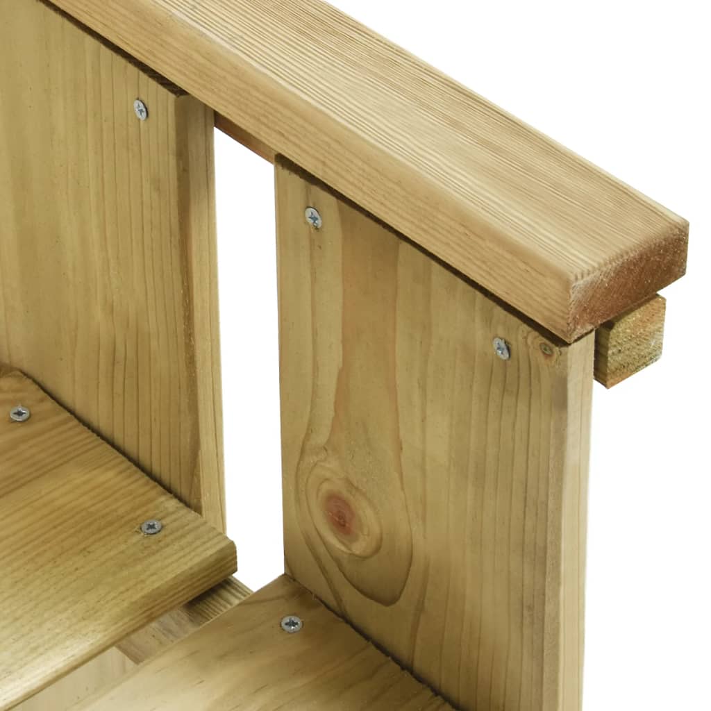 Trädgårdsbänk 172 Cm Impregnerad Furu