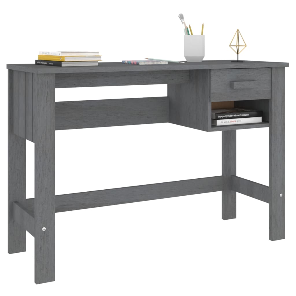 Skrivbord Hamar 110X40X75 Cm Massiv Furu