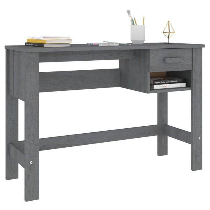 Skrivbord Hamar 110X40X75 Cm Massiv Furu