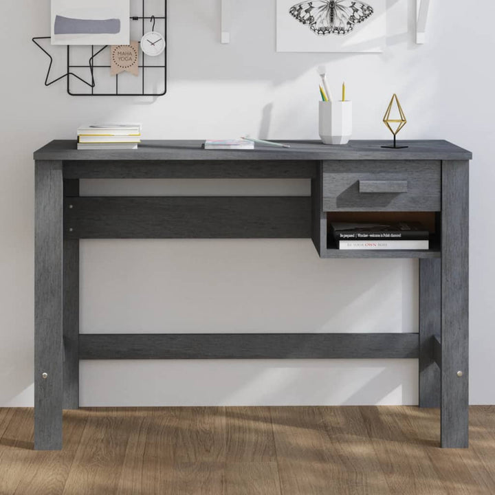Skrivbord Hamar 110X40X75 Cm Massiv Furu