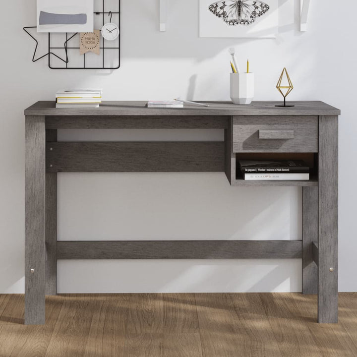 Skrivbord Hamar 110X40X75 Cm Massiv Furu