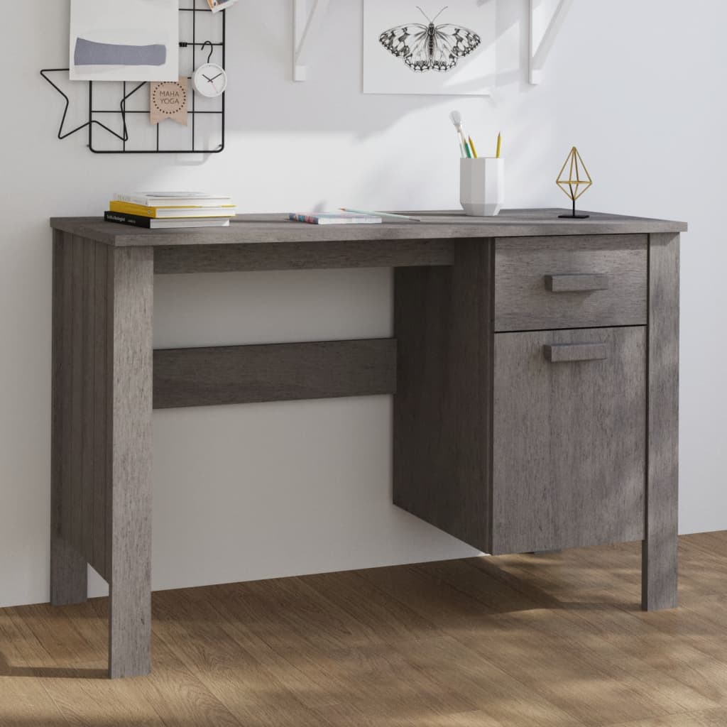 Skrivbord Hamar 113X50X75 Cm Massiv Furu
