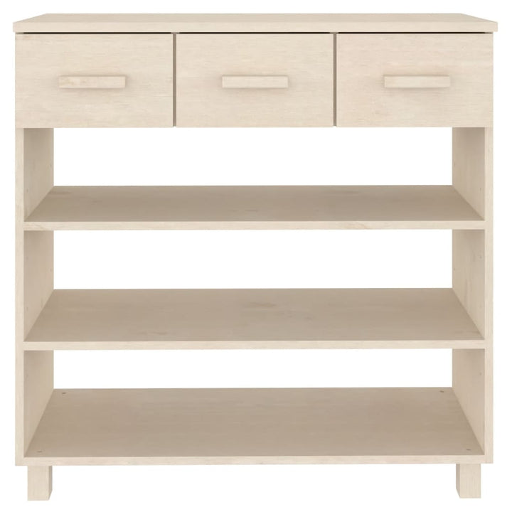 Konsolbord Hamar 90X35X90 Cm Massiv Furu