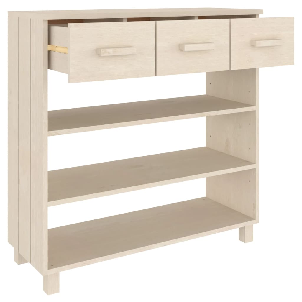 Konsolbord Hamar 90X35X90 Cm Massiv Furu