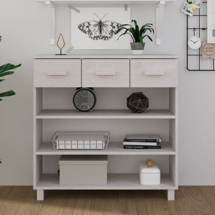 Konsolbord Hamar 90X35X90 Cm Massiv Furu