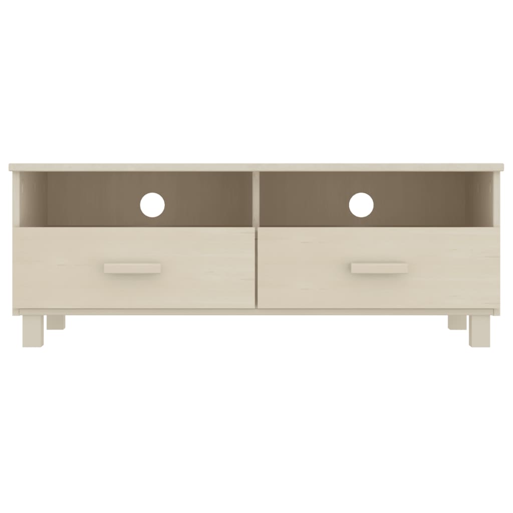 Tv-Bänk Hamar 106X40X40 Cm Massiv Furu