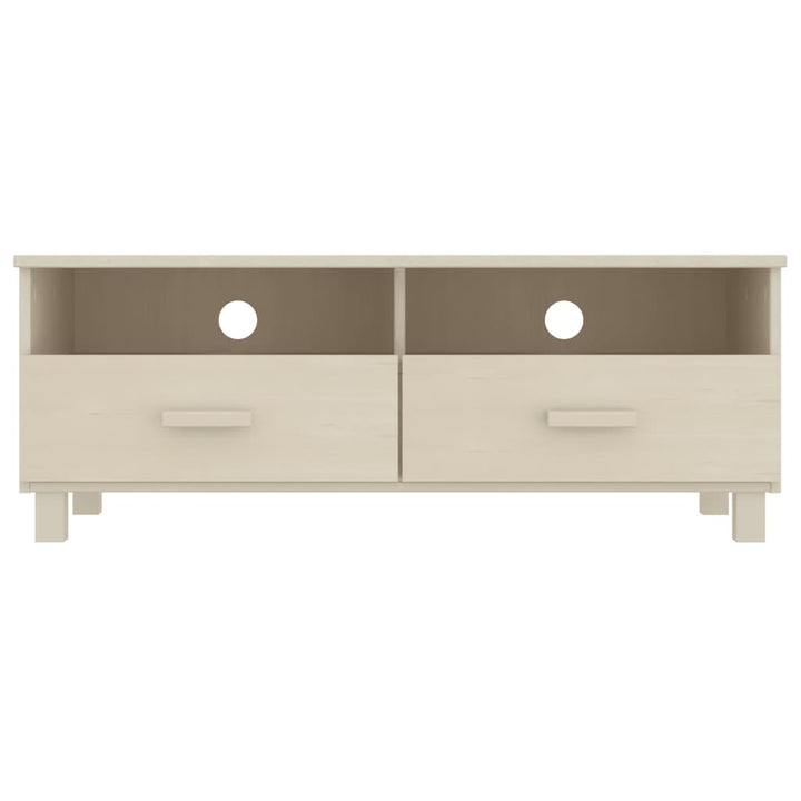 Tv-Bänk Hamar 106X40X40 Cm Massiv Furu