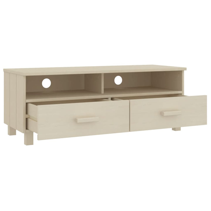 Tv-Bänk Hamar 106X40X40 Cm Massiv Furu