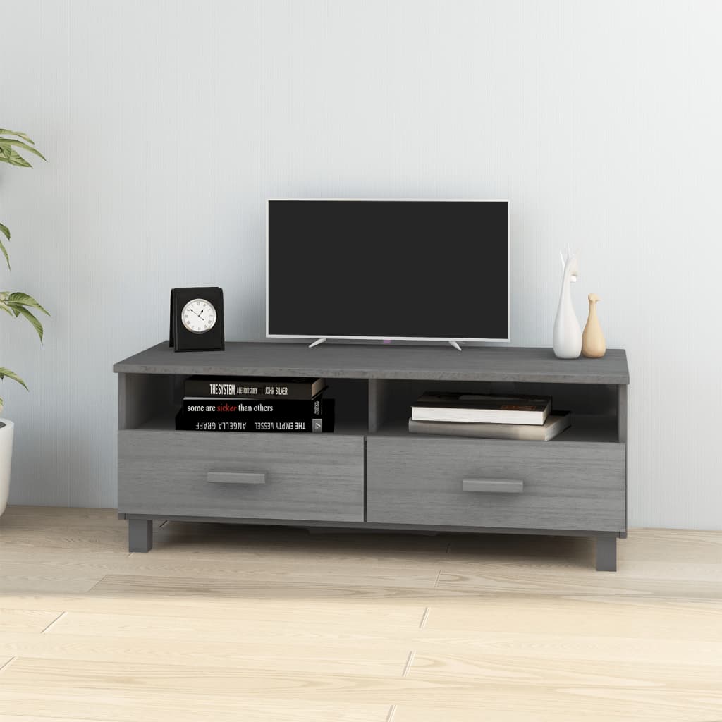 Tv-Bänk Hamar 106X40X40 Cm Massiv Furu