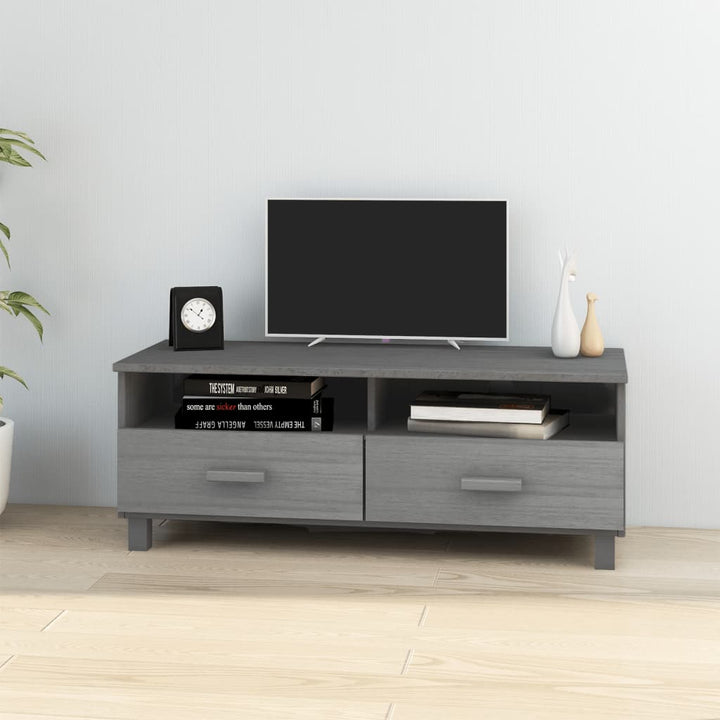 Tv-Bänk Hamar 106X40X40 Cm Massiv Furu