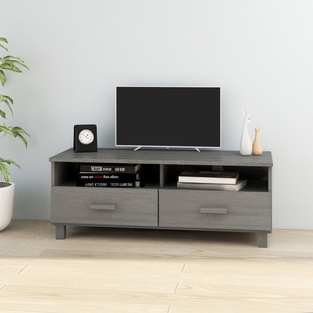 Tv-Bänk Hamar 106X40X40 Cm Massiv Furu