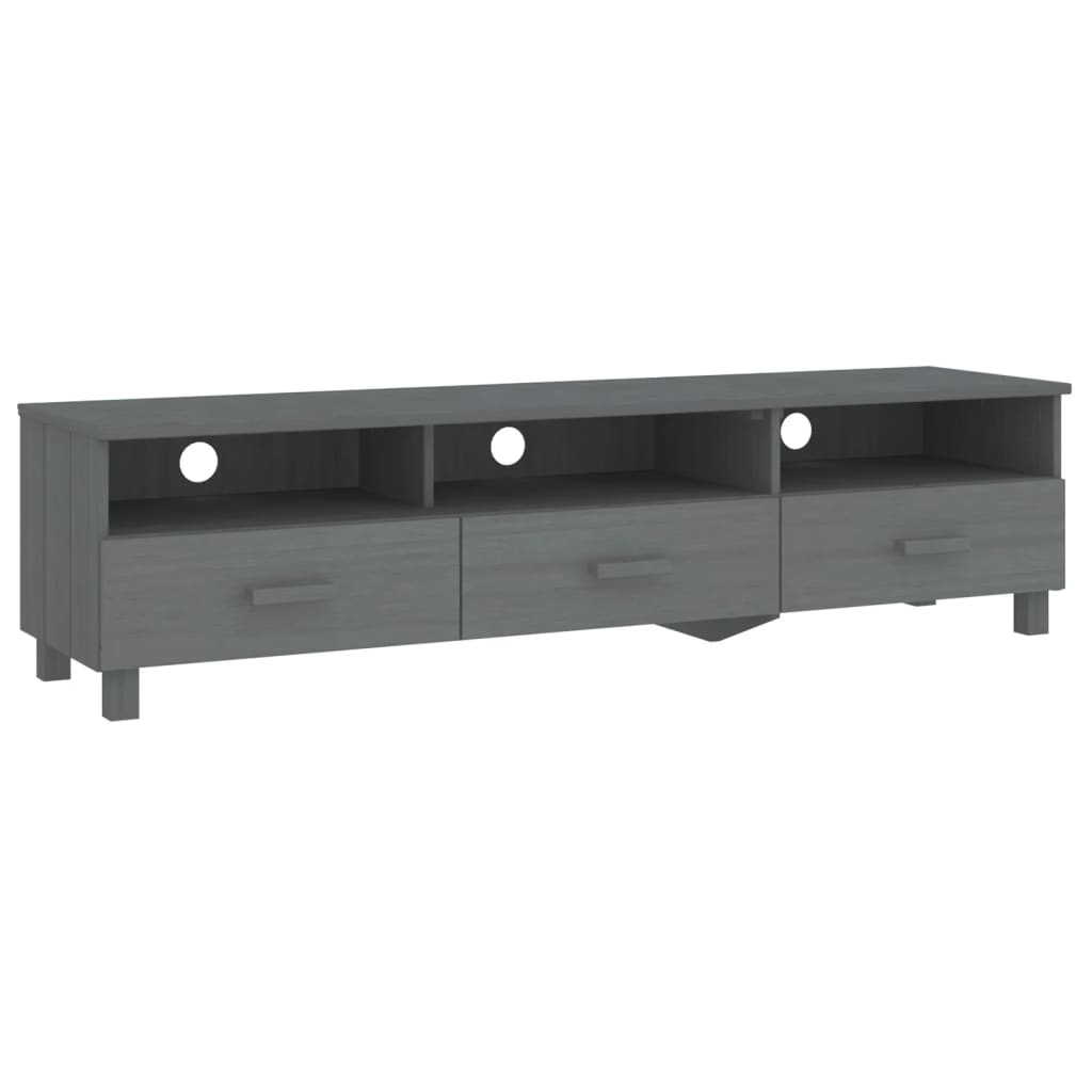 Tv-Bänk Hamar 158X40X40 Cm Massiv Furu