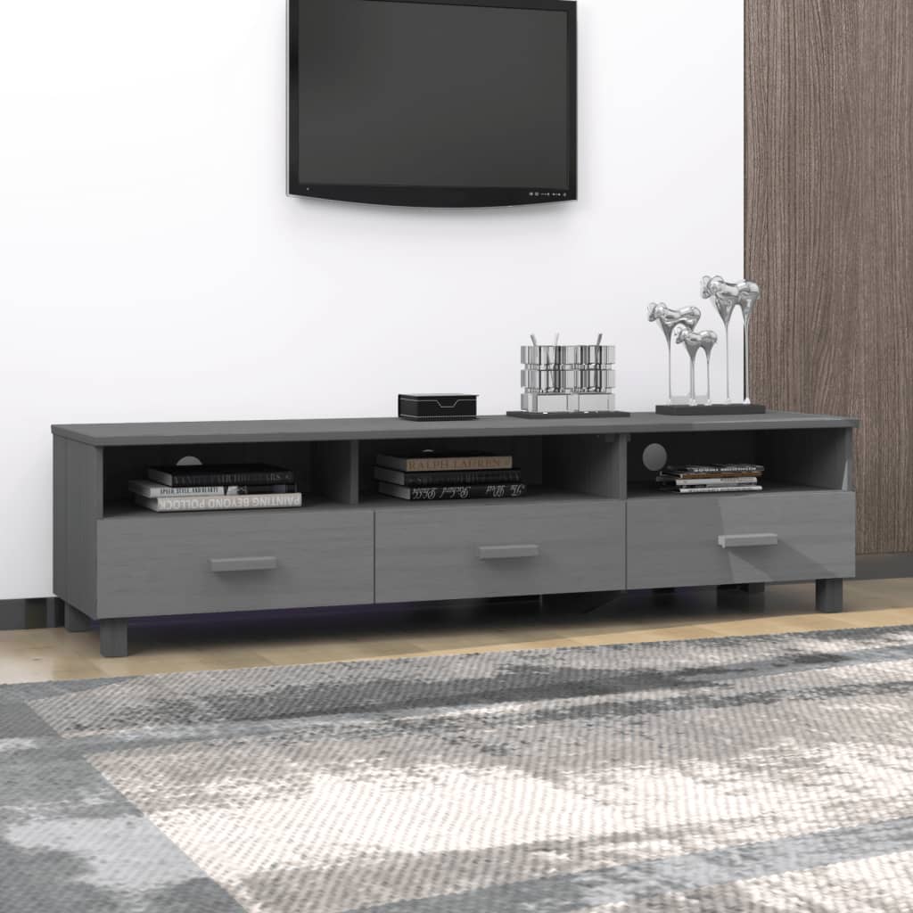 Tv-Bänk Hamar 158X40X40 Cm Massiv Furu