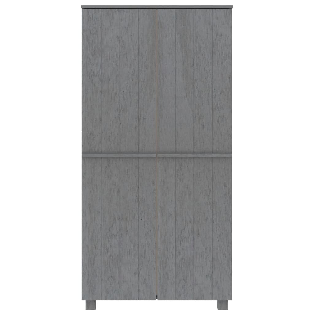 Garderob Hamar 89X50X180 Cm Massiv Furu