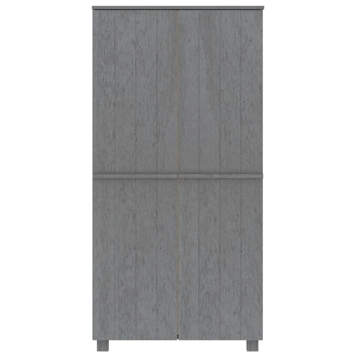 Garderob Hamar 89X50X180 Cm Massiv Furu