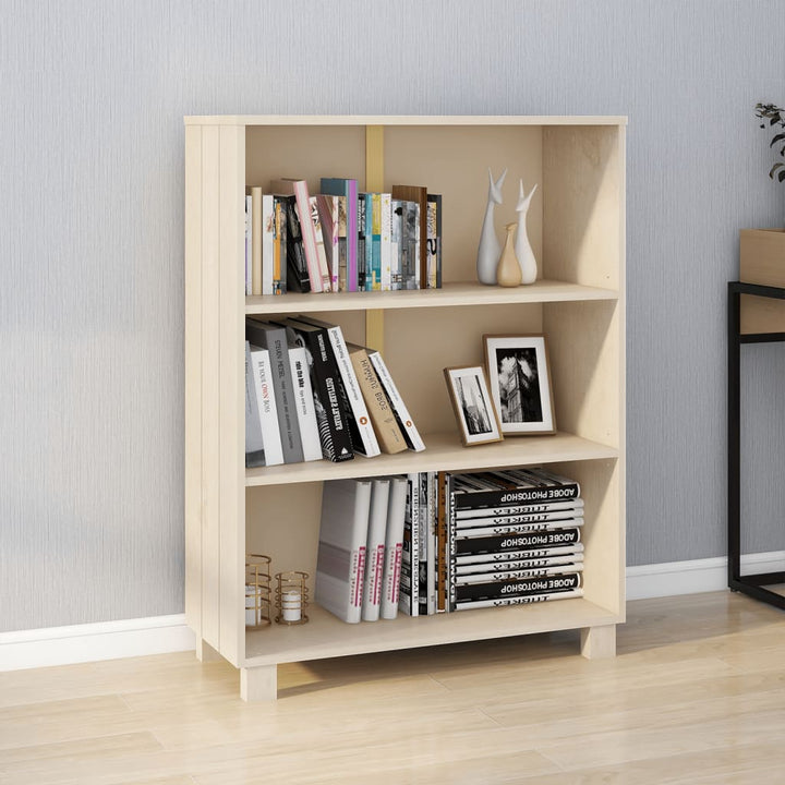 Bokhylla Hamar 85X35X112 Cm Massiv Furu