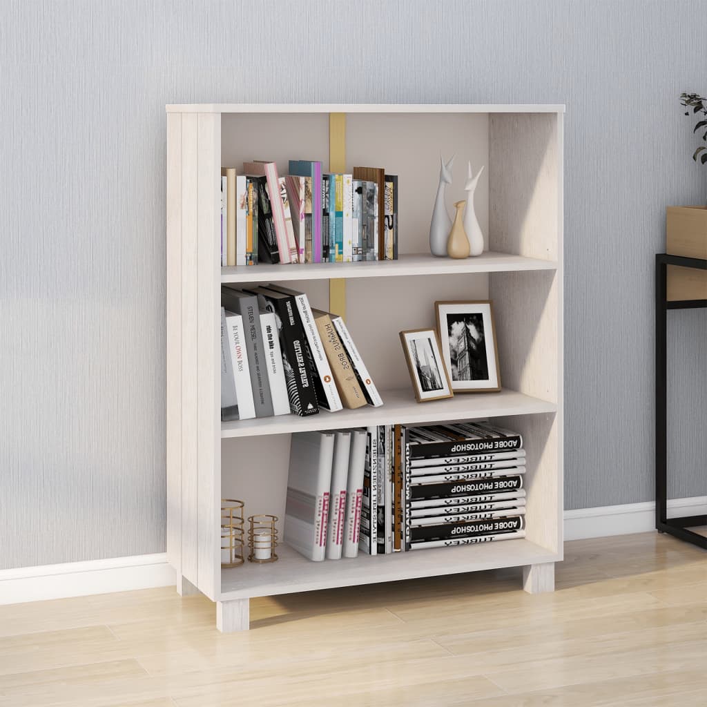Bokhylla Hamar 85X35X112 Cm Massiv Furu