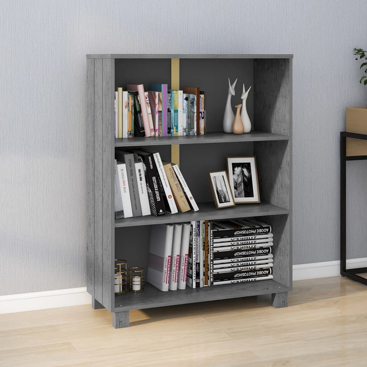 Bokhylla Hamar 85X35X112 Cm Massiv Furu