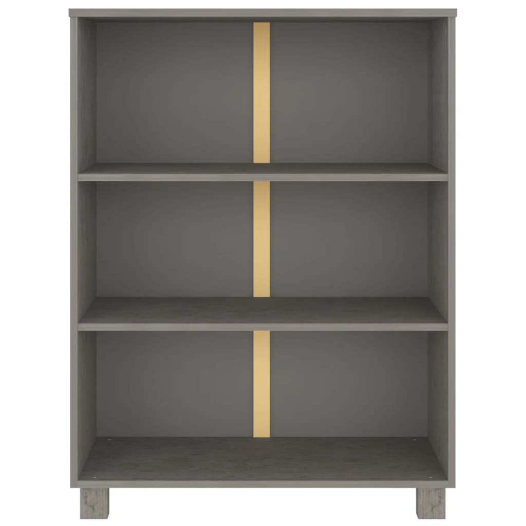 Bokhylla Hamar 85X35X112 Cm Massiv Furu