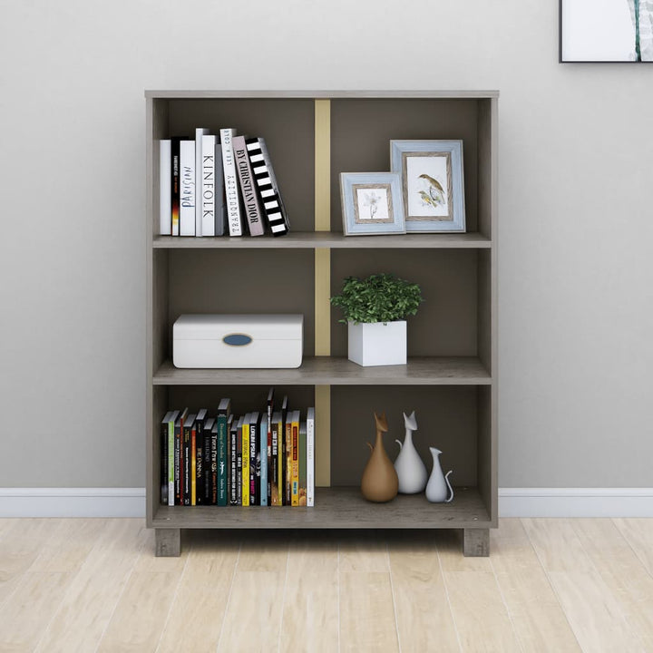 Bokhylla Hamar 85X35X112 Cm Massiv Furu