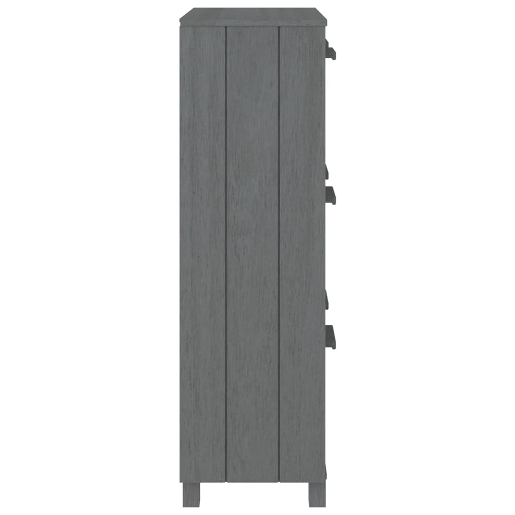 Skoskåp Hamar 59,5X35X117 Cm Massiv Furu