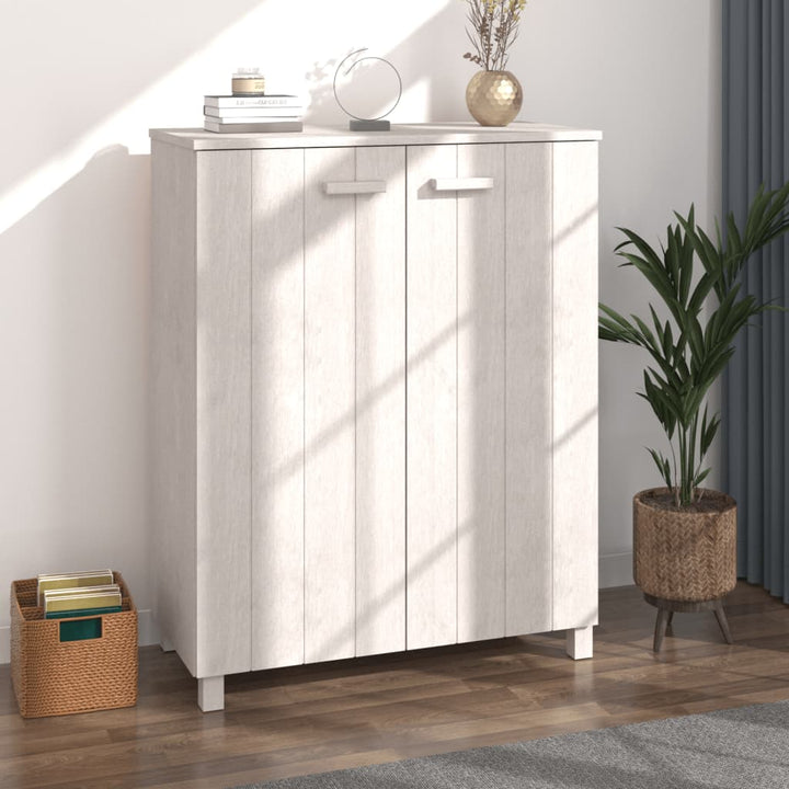 Skoskåp Hamar 85X40X108 Cm Massiv Furu