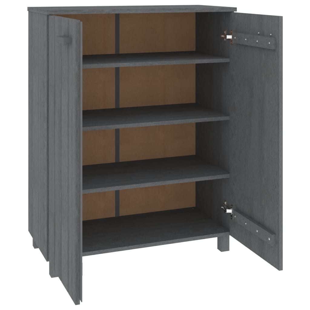 Skoskåp Hamar 85X40X108 Cm Massiv Furu