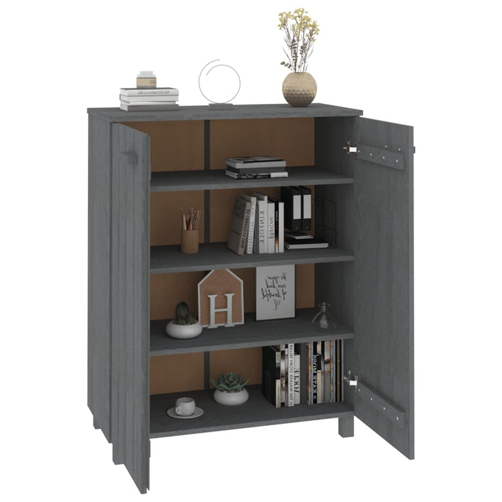 Skoskåp Hamar 85X40X108 Cm Massiv Furu