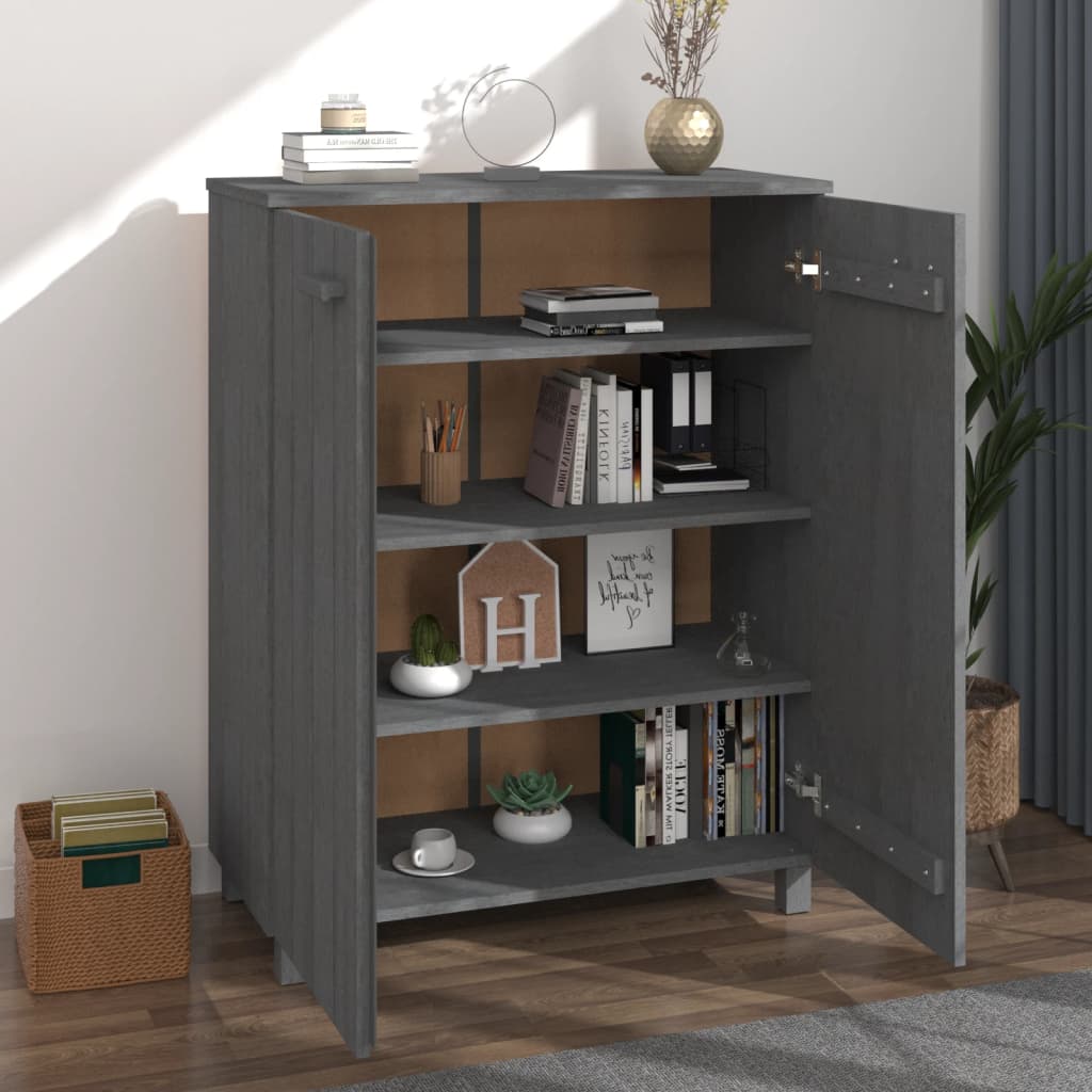 Skoskåp Hamar 85X40X108 Cm Massiv Furu