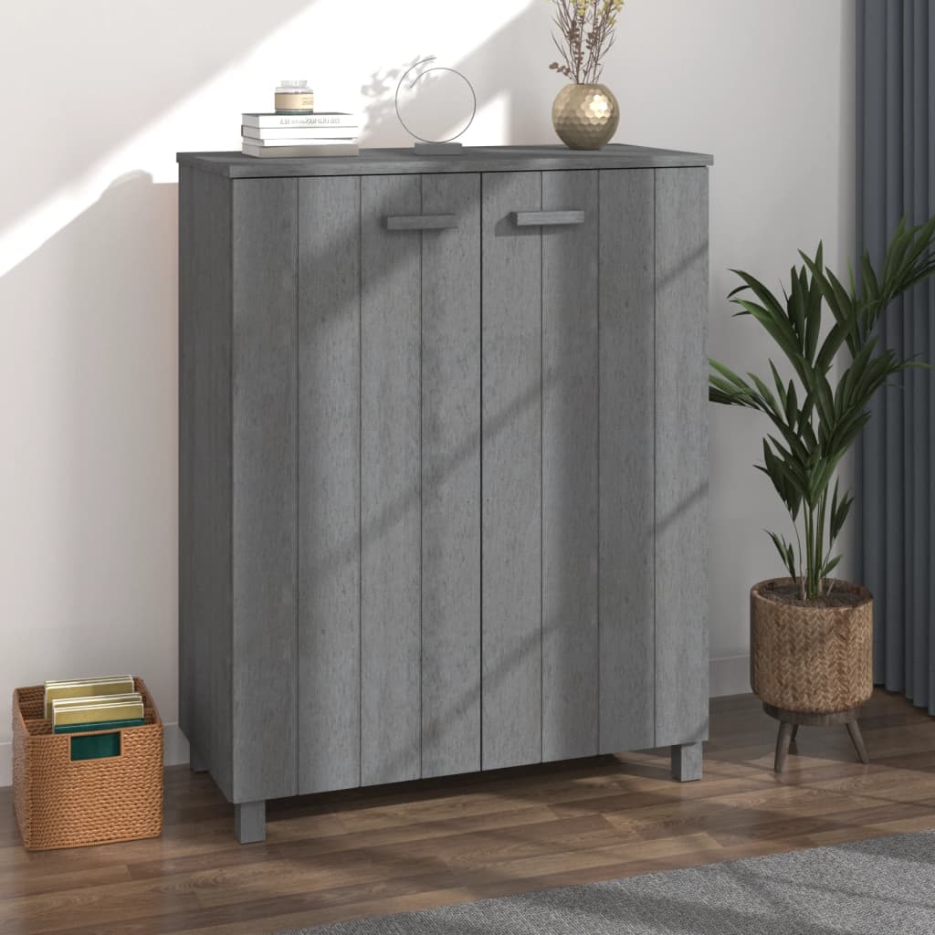 Skoskåp Hamar 85X40X108 Cm Massiv Furu
