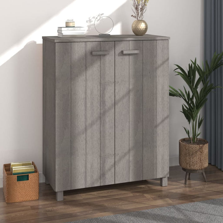 Skoskåp Hamar 85X40X108 Cm Massiv Furu