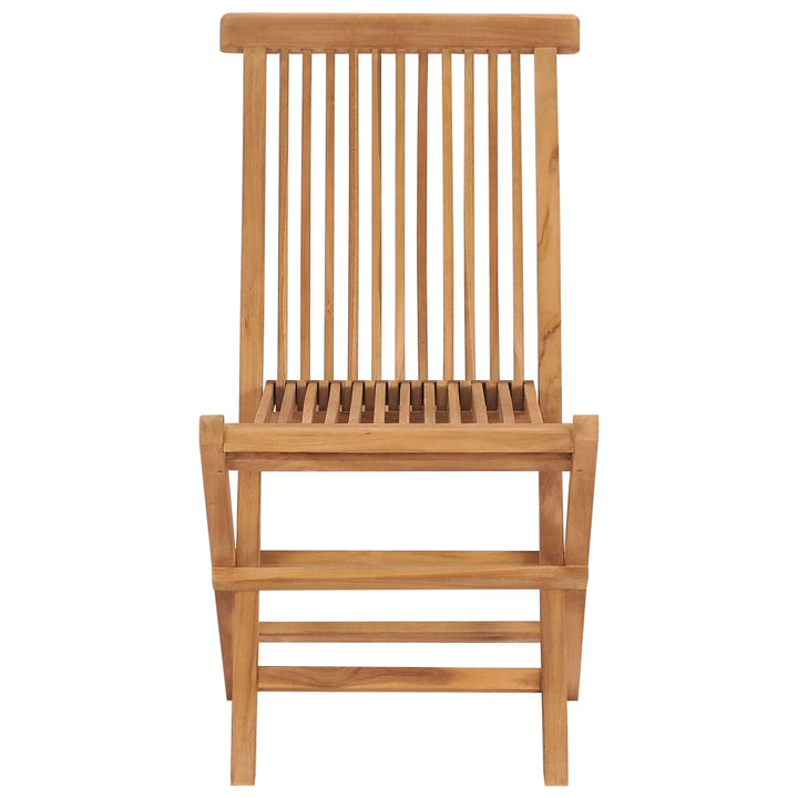 Hopfällbara Trädgårdsstolar 6 St Massiv Teak