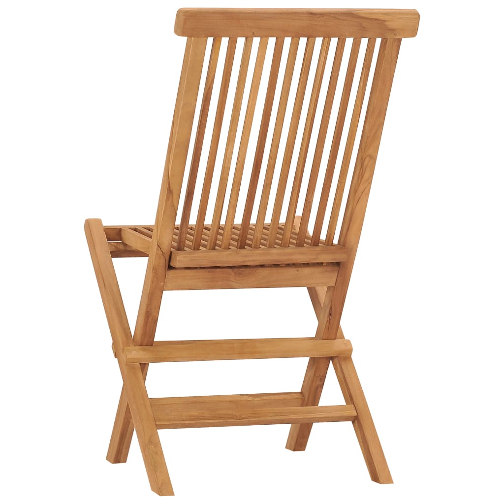 Hopfällbara Trädgårdsstolar 6 St Massiv Teak