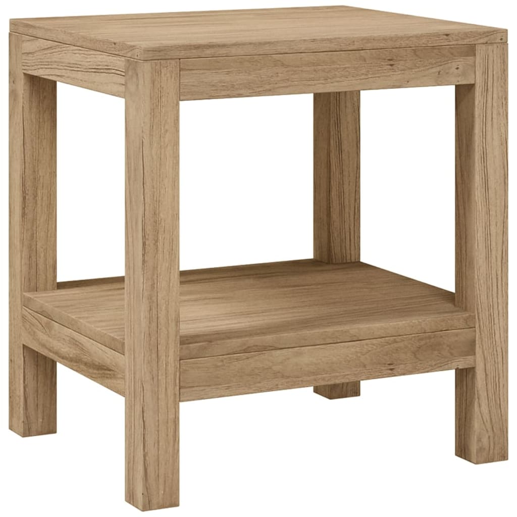 Sidobord För Badrum 45X35X45 Cm Massiv Teak
