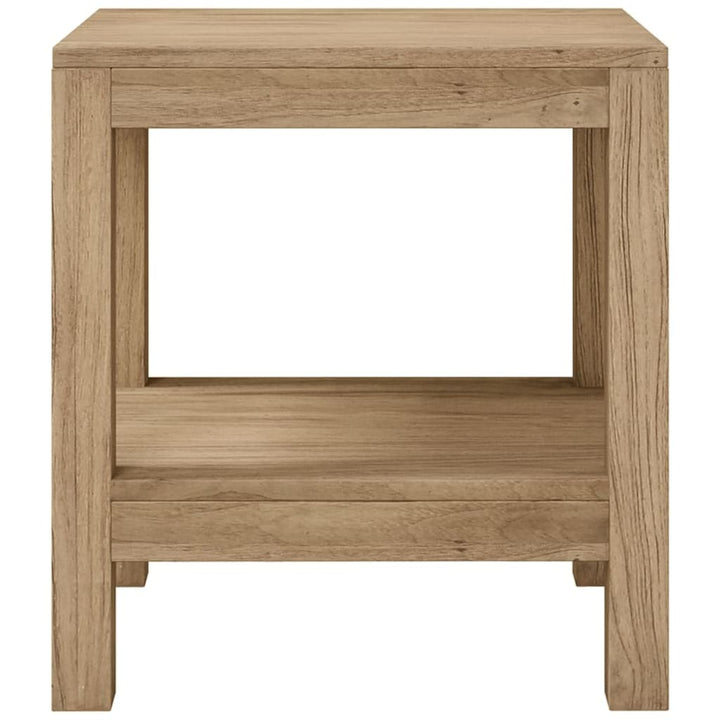 Sidobord För Badrum 45X35X45 Cm Massiv Teak