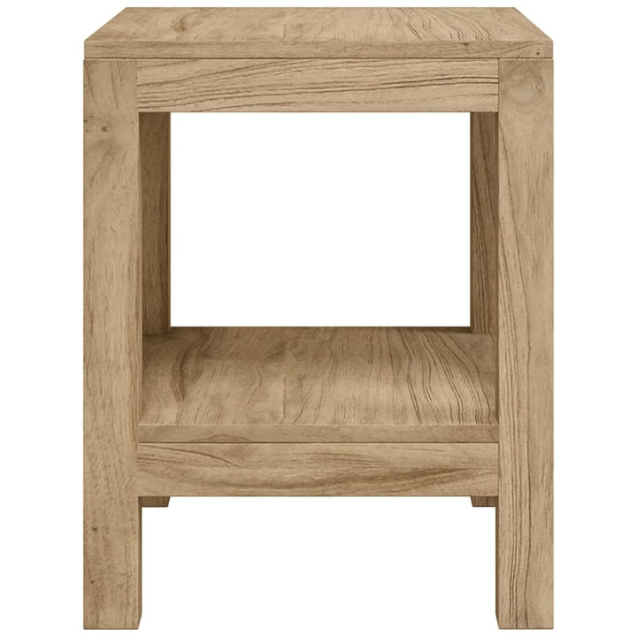 Sidobord För Badrum 45X35X45 Cm Massiv Teak