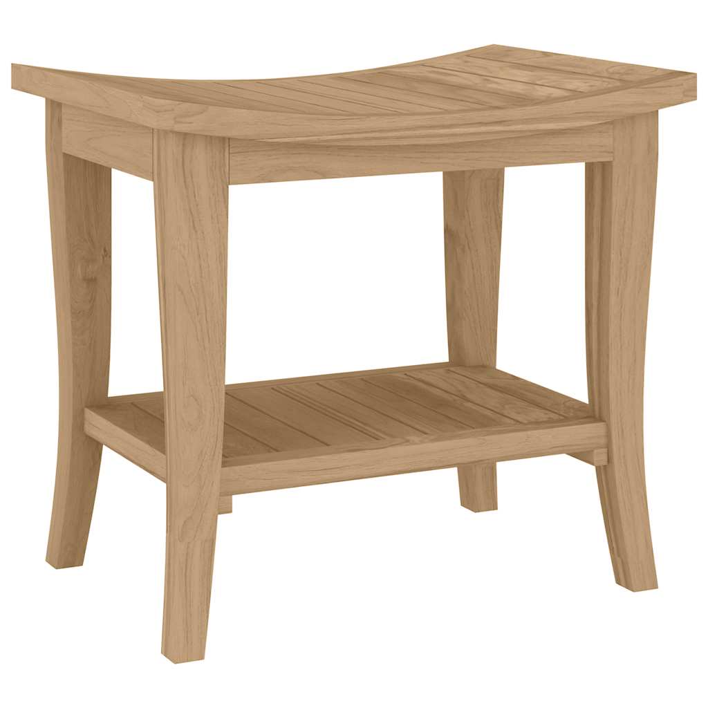 Sidobord För Badrum 50X35X45 Cm Massiv Teak