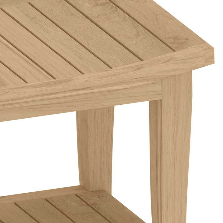 Sidobord För Badrum 50X35X45 Cm Massiv Teak