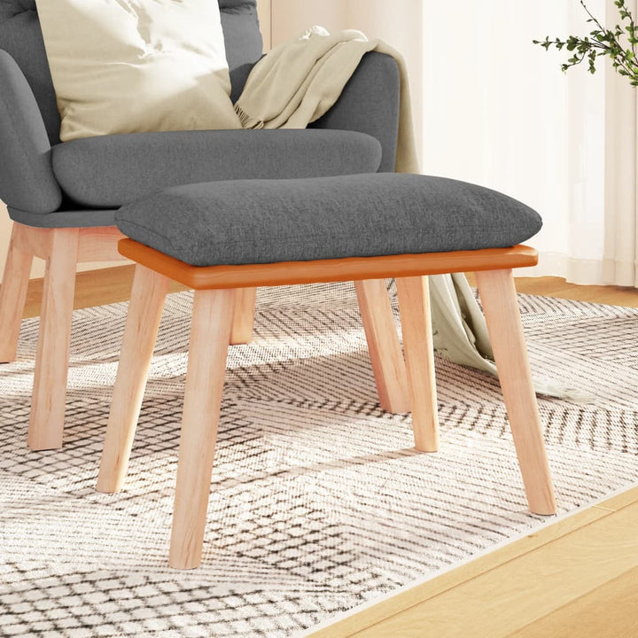 Fotpall Senaps 45X29,5X35 Cm Tyg Och Konstläder